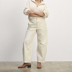 Everlane Women's Utility Curve Pant Bone in Size 8